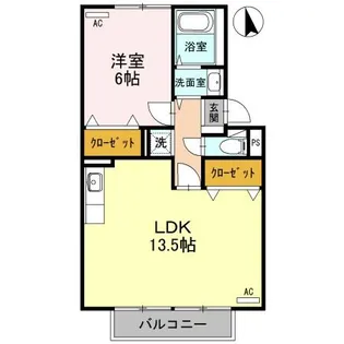 プレジールマーチ A【2階】の間取り