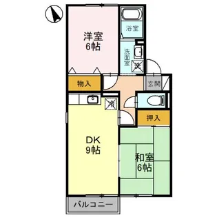 セジュール長坂台【2階】の間取り