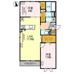 DーRESIDENCE新庄 VIVRE【2階】の間取り