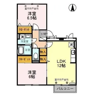 グランジョア【1階】の間取り