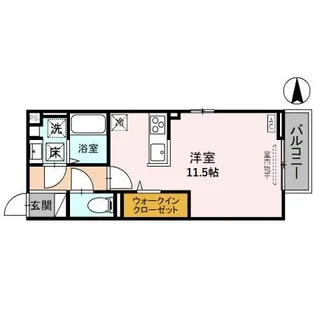 ジョア・コート【1階】の間取り