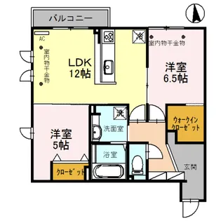 キャトルR【3階】の間取り