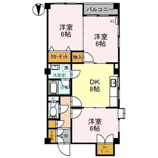 メープルハイム【2階】の間取り