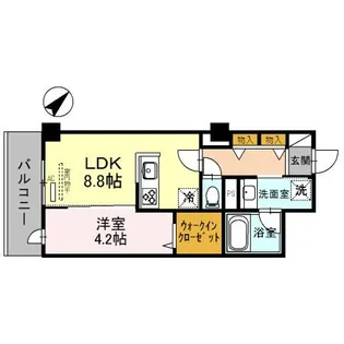 グランデ西金沢駅前【3階】の間取り