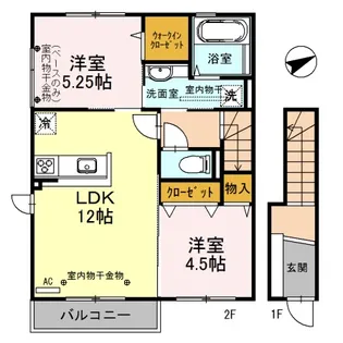 西京の郷 壱乃館【2階】の間取り