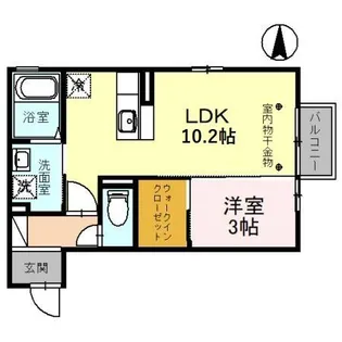 アウルモア示野【2階】の間取り