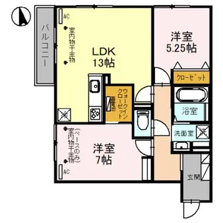 アルティ【3階】の間取り
