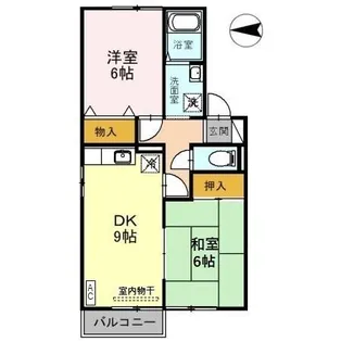 ヴィアーレ・ドゥーエ【2階】の間取り