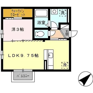 レガート【2階】の間取り
