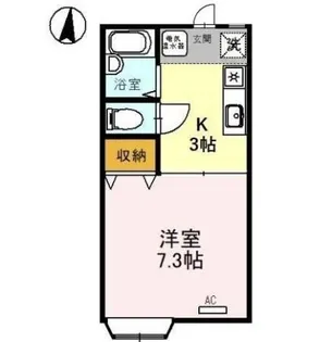 サンライズN【2階】の間取り