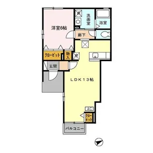 グレイス・ガーデン【1階】の間取り