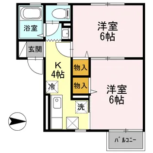 ベルティストン【203号室】の間取り