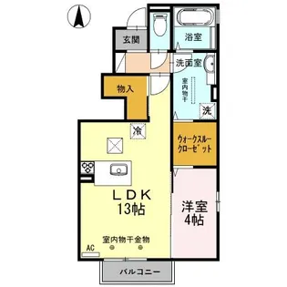 グリーン・フォレストⅠ【1階】の間取り