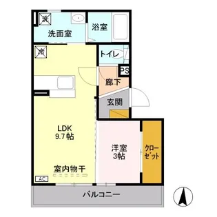 ロータス金沢【2階】の間取り