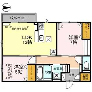 Ciel'dage(シエルデイジ)【1階】の間取り