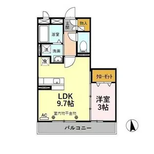 トパーシオ【3階】の間取り