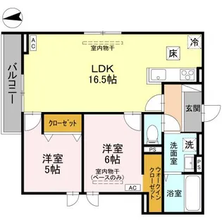 CREST HILS(クレストヒルズ)【1階】の間取り