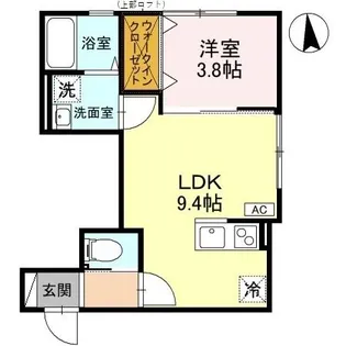 レグルス【1階】の間取り