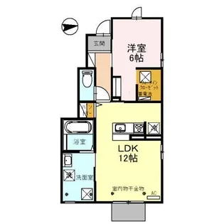 MK伏見【1階】の間取り