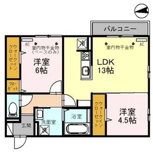 グランファード【2階】の間取り