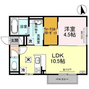 ルミナス【1階】の間取り