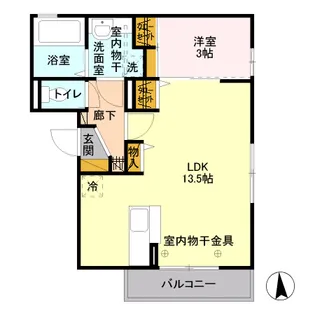 カメリア【2階】の間取り