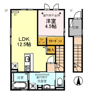 コートM【II号室】の間取り