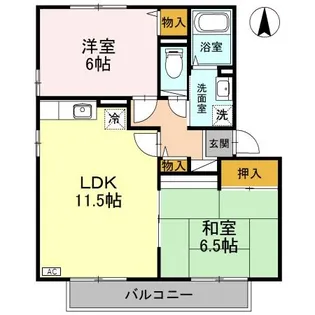 ラフィネ・A【2階】の間取り