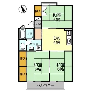 セジュール都 A棟【1階】の間取り