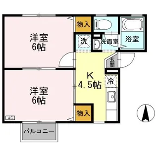 プレジール・エヌ【2階】の間取り