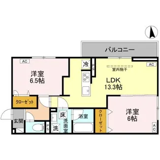 ルミナ【101号室】の間取り