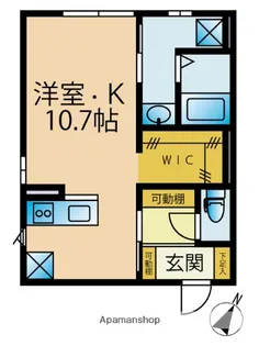 ネ−ジュ【102号室】の間取り