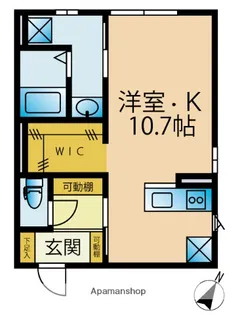 ネ−ジュ【103号室】の間取り