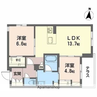 リオ・ブランコ【101号室】の間取り