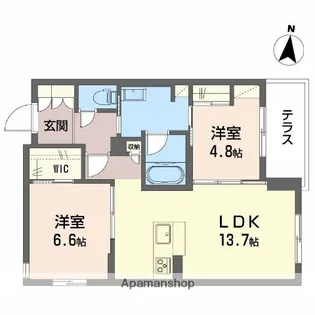 リオ・ブランコ【102号室】の間取り