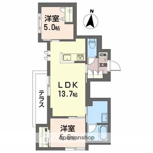 リオ・ブランコ【1階】の間取り
