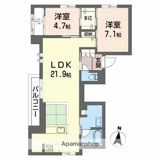 リオ・ブランコ【203号室】の間取り
