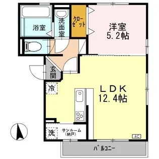 フィリオ【3階】の間取り
