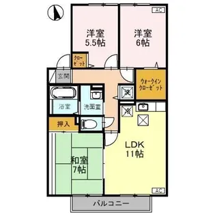 リビングタウン金沢壱番館 A【1階】の間取り