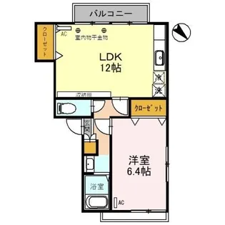 CREA(クレア)【2階】の間取り