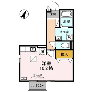 ARK【101号室】の間取り