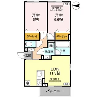 DR相木HATI【2階】の間取り