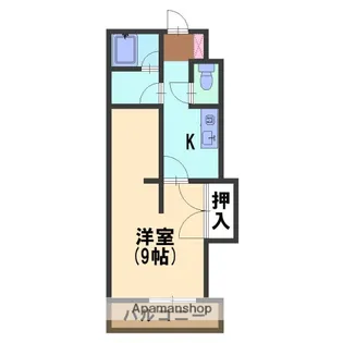 サテライトハイム【106号室】の間取り