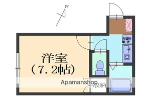 ティンヌ・カーラ【102号室】の間取り