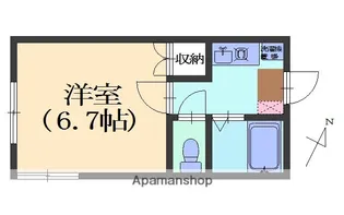 ティンヌ・カーラ【103号室】の間取り