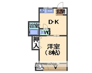イトーハイツ【303号室】の間取り