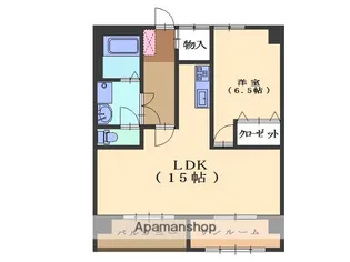 ハイツ城【303号室】の間取り