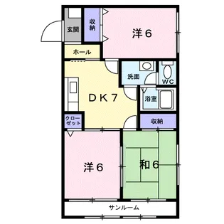 ステイズⅡ【2階】の間取り
