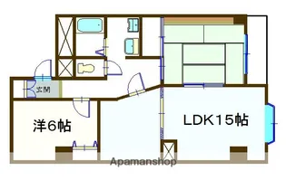 山梨県甲府市屋形2丁目【マンション】の間取り