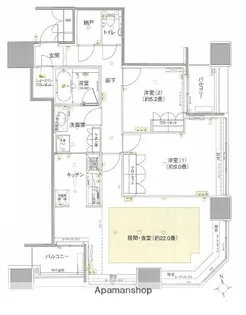 セインツ25【10階】の間取り